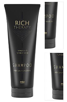 Obnovujúci šampón s keratínom pre poškodené vlasy Mila Rich Therapy Shampoo - 250 ml (0106001) + darček zadarmo 3