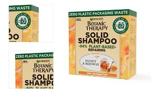 Obnovujúci tuhý šampón Garnier Botanic Therapy Solid Shampoo Honey  a  Beeswax - 60 g + darček zadarmo 4