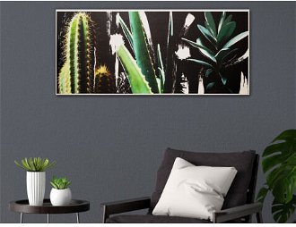 Obraz na stenu Boho kaktusy, 150x65 cm%