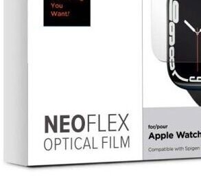 Ochranná fólia Spigen Film Neo Flex pre Apple Watch 7, 45 mm, 3 kusy 8