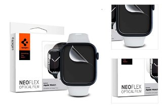 Ochranná fólia Spigen Film Neo Flex pre Apple Watch 7, 45 mm, 3 kusy 3