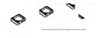 Ochranné puzdro COTEetCI pre Apple Watch 42mm, čierne 1