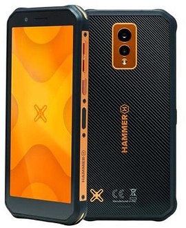 Odolný telefón myPhone Hammer Energy X 4G/64GB, oranžový