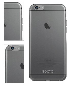 Odoyo kryt Slim Edge pre iPhone 6 Plus/6s Plus - Graphite Black 4