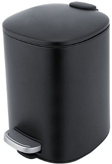 Odpadkový kôš voľne stojací Nimco 5 l čierny mat mat KOS900590