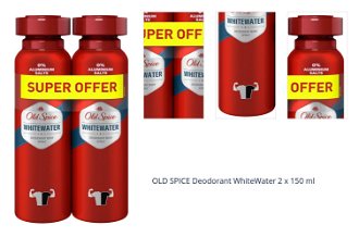 OLD SPICE Deodorant WhiteWater 2 x 150 ml 1