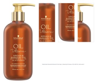 Olejový šampón Schwarzkopf Professional Oil Ultime Argan  a  Barbary Fig Oil-In-Shampoo - 300 ml (2807139) + darček zadarmo 1