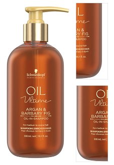 Olejový šampón Schwarzkopf Professional Oil Ultime Argan  a  Barbary Fig Oil-In-Shampoo - 300 ml (2807139) + darček zadarmo 3