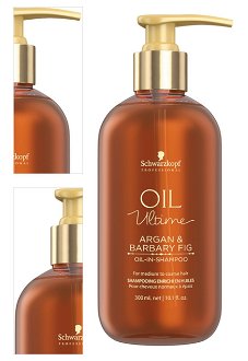 Olejový šampón Schwarzkopf Professional Oil Ultime Argan  a  Barbary Fig Oil-In-Shampoo - 300 ml (2807139) + darček zadarmo 4
