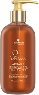Olejový šampón Schwarzkopf Professional Oil Ultime Argan  a  Barbary Fig Oil-In-Shampoo - 300 ml (2807139) + darček zadarmo 2