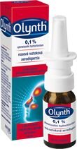 Olynth 0,1 % nosová roztoková aerodisperzia na liečbu nádchy u dospelých a detí od 6 rokov, 10 ml