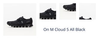 On M Cloud 5 All Black 1