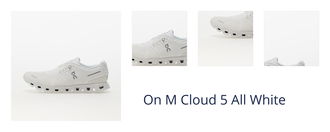 On M Cloud 5 All White 1