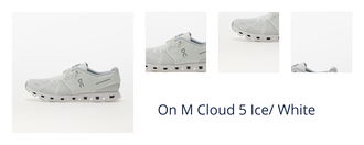 On M Cloud 5 Ice/ White 1