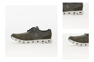 On M Cloud 5 Olive/ White 3