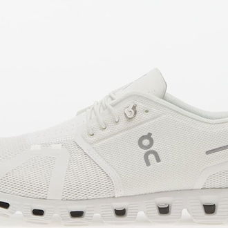 On M Cloud 5 Undyed-White/ White 5