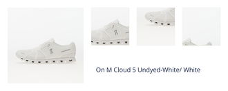 On M Cloud 5 Undyed-White/ White 1