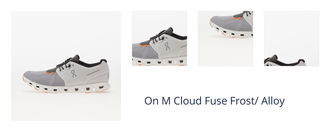 On M Cloud 5 Fuse Frost/ Alloy 1