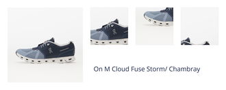 On M Cloud 5 Fuse Storm/ Chambray 1