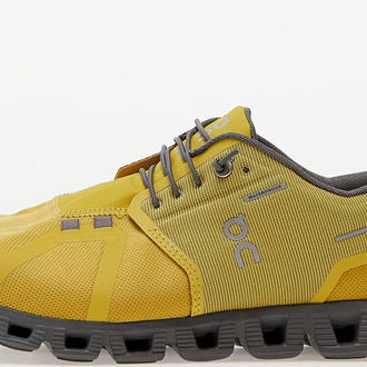 On M Cloud Waterproof Mustard/ Rock 5