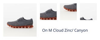 On M Cloud Zinc/ Canyon 1