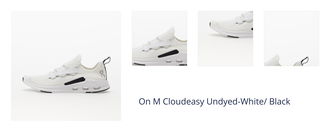 On M Cloudeasy Undyed-White/ Black 1