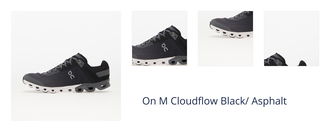 On M Cloudflow Black/ Asphalt 1