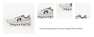 On M Cloudmonster Exclusive Undyed-White/ White 1