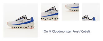 On M Cloudmonster Frost/ Cobalt 1