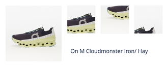 On M Cloudmonster Iron/ Hay 1