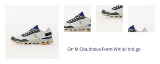 On M Cloudnova Form White/ Indigo 1