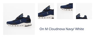 On M Cloudnova Navy/ White 1