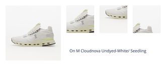 On M Cloudnova Undyed-White/ Seedling 1