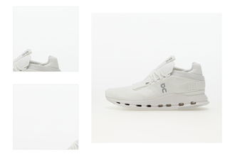 On M Cloudnova Undyed-White/ White 4