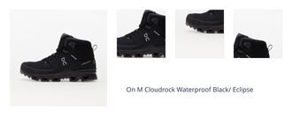 On M Cloudrock Waterproof Black/ Eclipse 1