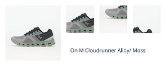 On M Cloudrunner Alloy/ Moss 1