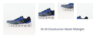 On M Cloudrunner Metal/ Midnight 1