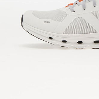 On M Cloudrunner Undyed-White/ Flame 8