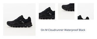 On M Cloudrunner Waterproof Black 1