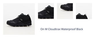 On M Cloudtrax Waterproof Black 1