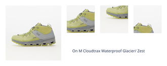 On M Cloudtrax Waterproof Glacier/ Zest 1