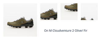 On M Cloudventure 2 Olive/ Fir 1