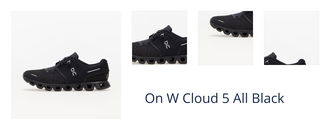 On W Cloud 5 All Black 1