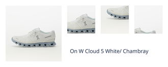 On W Cloud 5 White/ Chambray 1