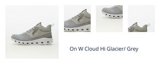 On W Cloud Hi Glacier/ Grey 1