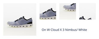 On W Cloud X 3 Nimbus/ White 1