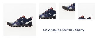 On W Cloud X Shift Ink/ Cherry 1