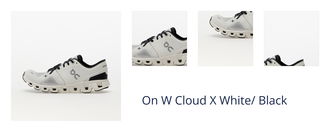 On W Cloud X White/ Black 1