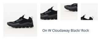 On W Cloudaway Black/ Rock 1