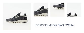 On W Cloudnova Black/ White 1